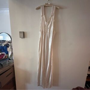 Victoria's Secret Cream Lace Detail Gown